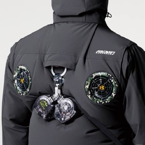 予約販売】バートル AC2036 エアークラフト 半袖ブルゾン ファン