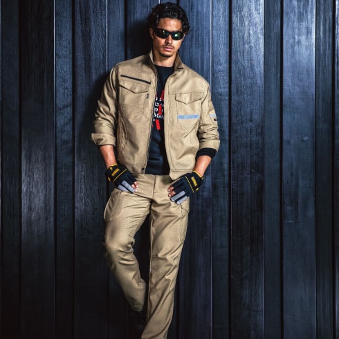 バートル 9071R 9072R 長袖ブルゾン カーゴパンツ 上下セット 秋冬