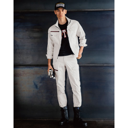 ジーベック 長袖ブルゾン 1740 ストレッチ 帯電防止 秋冬 ユニ