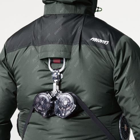 バートル AC2024 エアークラフト ベスト 春夏 遮熱加工 サイドファン