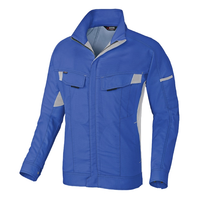 アイトス AITOZ AZ-5130 長袖ブルゾン 綿100％ 防縮加工 ストレッチ 春