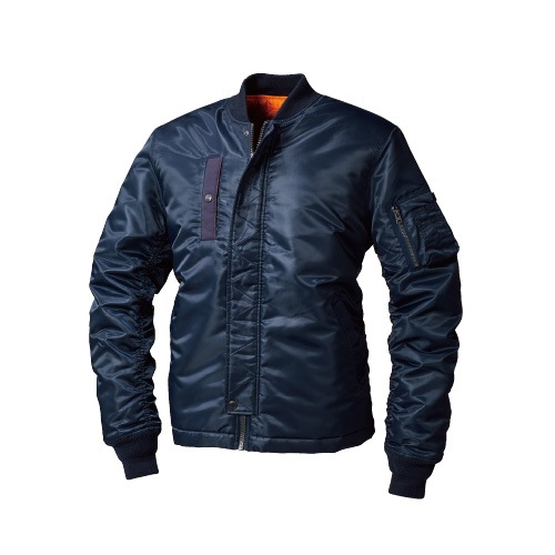 新品　未使用　寅壱　とらいち　ma-1 ネイビー　作業着　XL 寅壱 TORAICHI 3996-129 MA-1ブルゾン 秋冬・通年｜作業着・作業服の