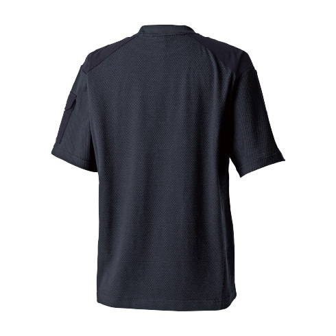 TSデザイン 5545 スラントジップショートスリーブTシャツ オール