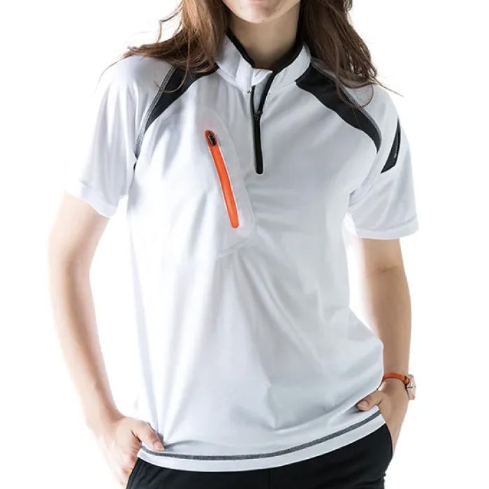 [TS Design] 5015 Flashショートスリーブハーフジップ