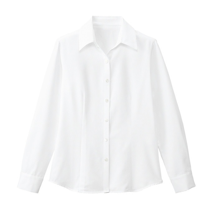 [nuovo] FB75531 長袖ブラウス（持帰りポーチつき）