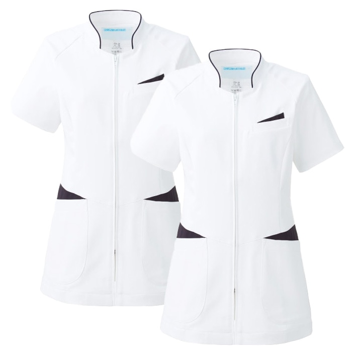 [KAZEN] 054 レディスジャケット半袖 2枚セット