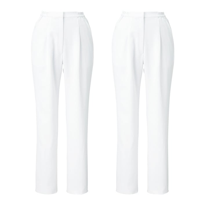 [KAZEN] 192 レディススラックス 2本セット