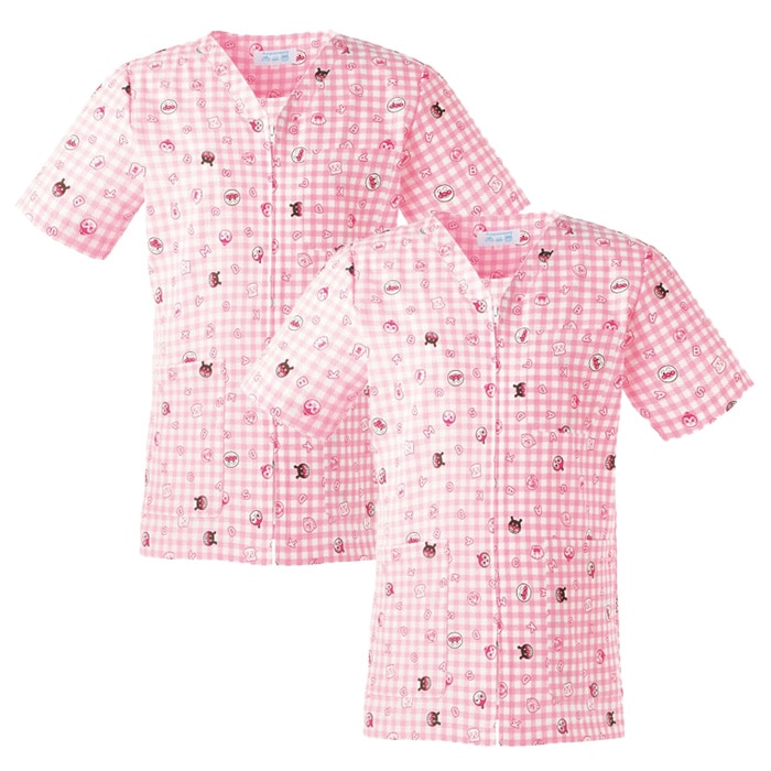 [KAZEN] ANP135 アンパンマンプリントスクラブ(男女兼用) 2枚セット