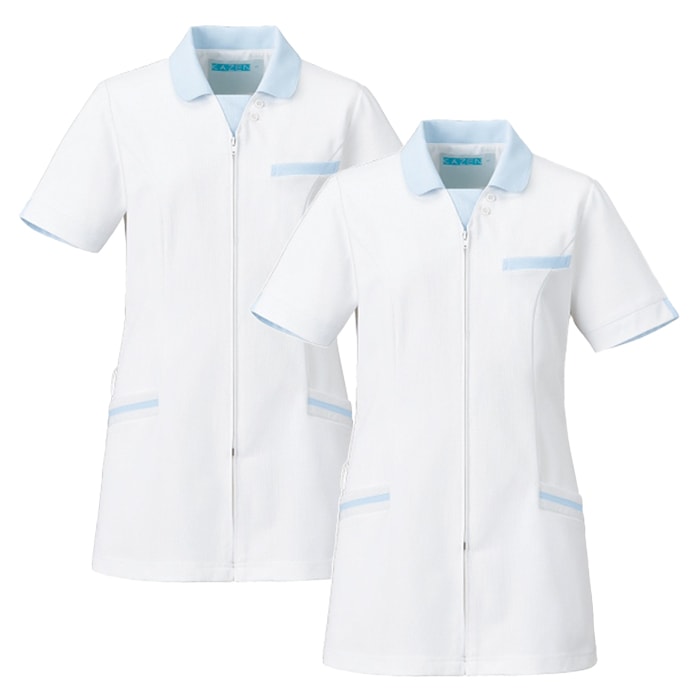 [KAZEN] 779 レディスジャケット半袖 2枚セット