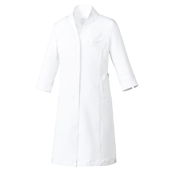 [ミッシェルクラン] MK0048 ドクターコート(七分袖)[女]