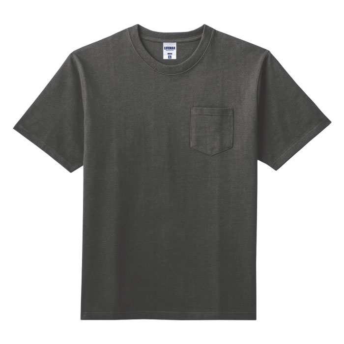 [LIFEMAX] MS1157 10.2オンスポケット付きスーパーヘビーウエイトTシャツ