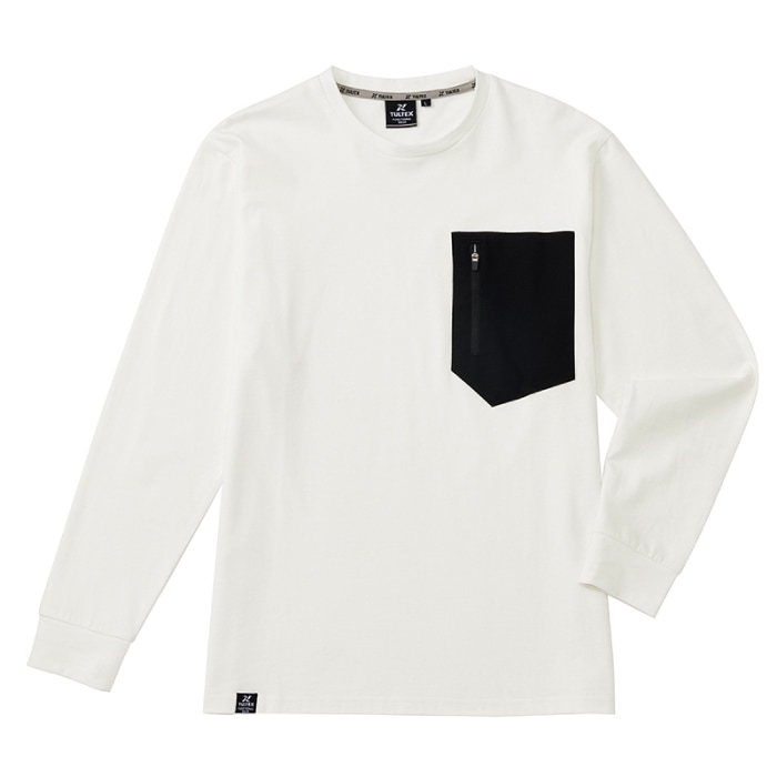 [TULTEX] 24524 吸湿保温綿100長袖Tシャツ(メンズ)