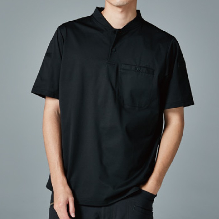 [TS Design] 85651 TS DEO ドッツヘンリーネックシャツ