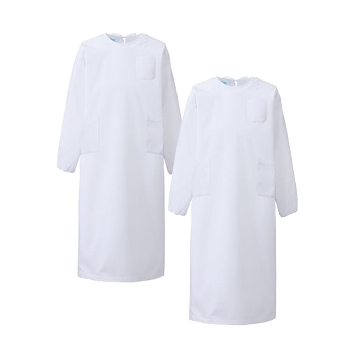 [KAZEN] KZN931 予防衣長袖 2着セット