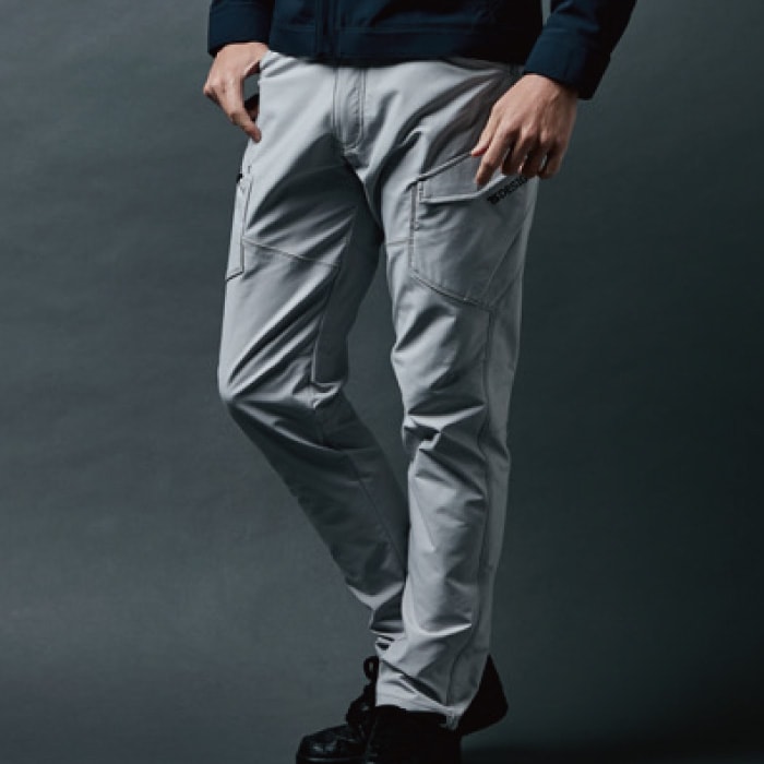 [TS Design] 4614 エコハイブリッドダブルクロスメンズカーゴパンツ