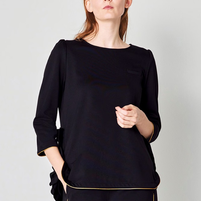 ユナイト [FOLLO RAISON] FR-0005 フリルトップス（七分袖）