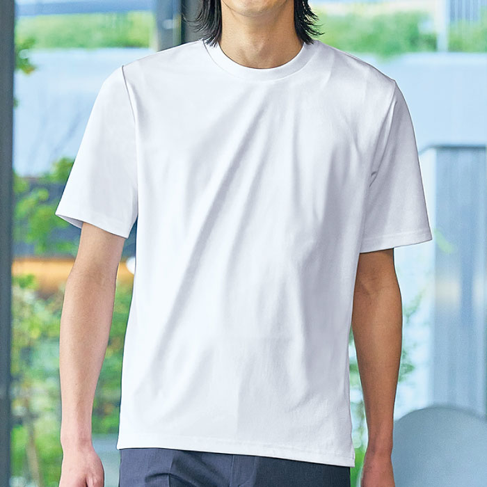[アイトス] 40503 スロープネック半袖Ｔシャツ(ポケット無し)(男女兼用)