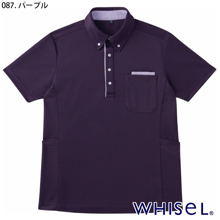自重堂[WHISeL] WH90918 半袖BDポロシャツ[男女兼用]