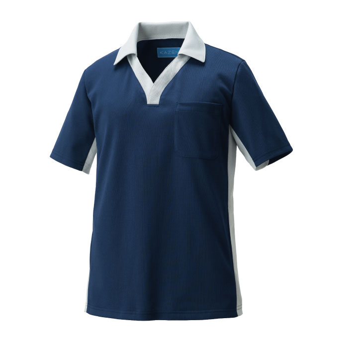 [KAZEN] KZN218 ニットシャツ 2枚セット