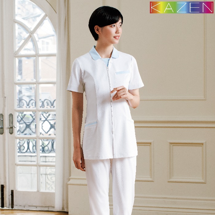 [KAZEN] 779 レディスジャケット半袖 2枚セット