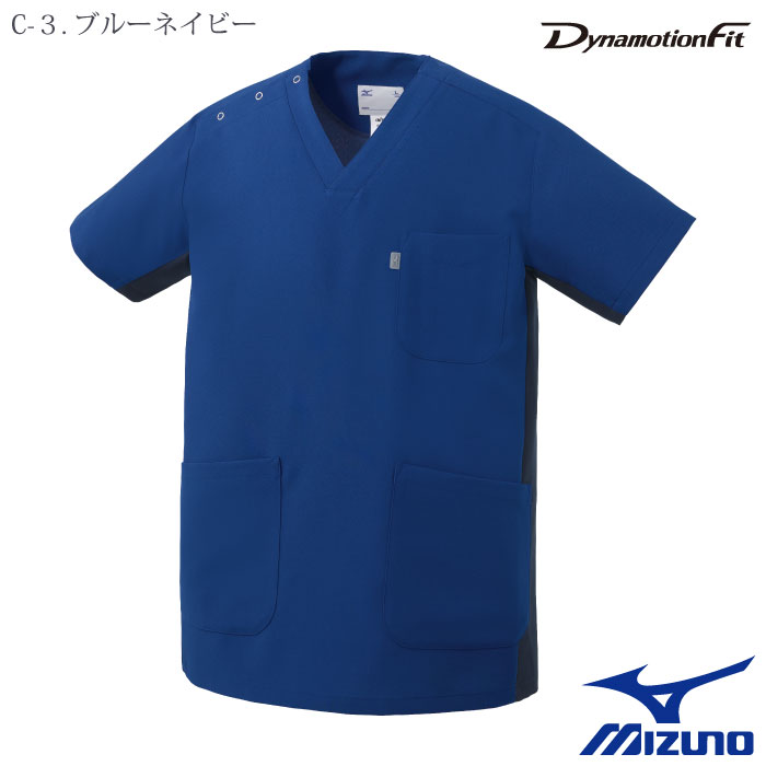 ミズノ] MZ0404 スクラブ(男女兼用)-医療白衣と介護ユニフォーム