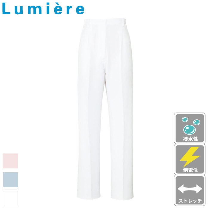 [Lumiere] 861356 レディース脇シャーリングパンツ