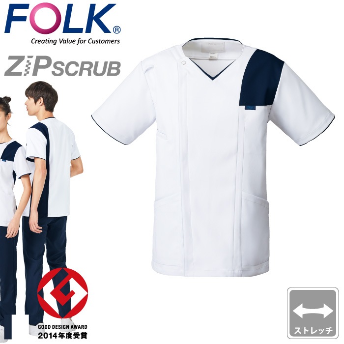 [FOLK] 7060SC メンズジップスクラブ