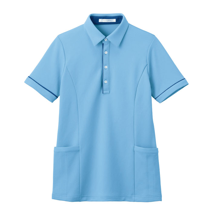 [KARSEE] HSP004 半袖ロングポロシャツ