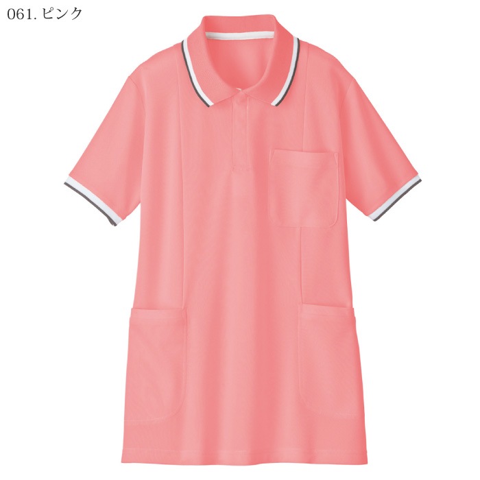 自重堂 [WHISeL] WH90338 半袖ロングポロシャツ