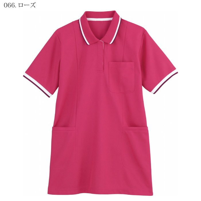 自重堂 [WHISeL] WH90338 半袖ロングポロシャツ