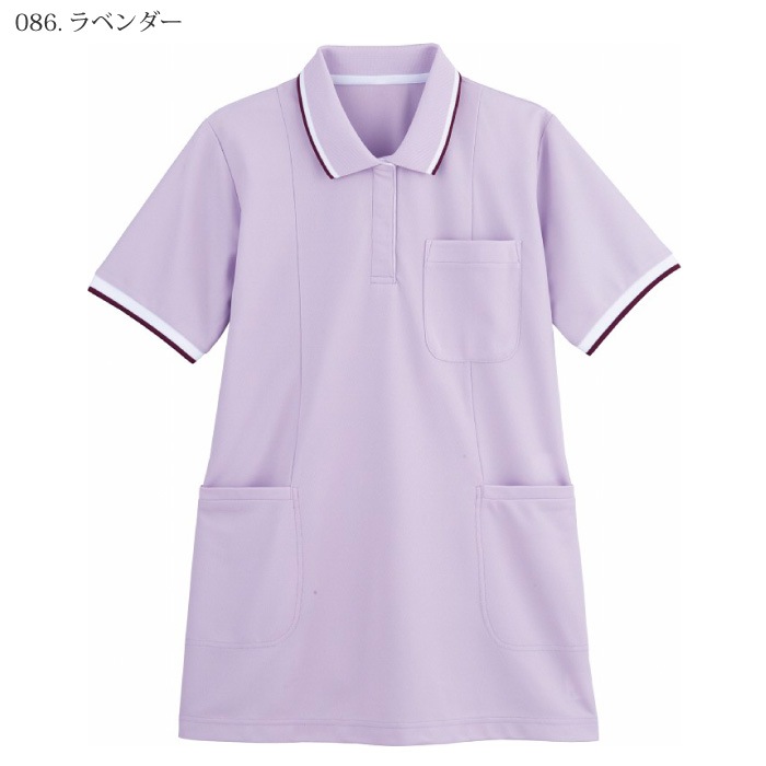 自重堂 [WHISeL] WH90338 半袖ロングポロシャツ