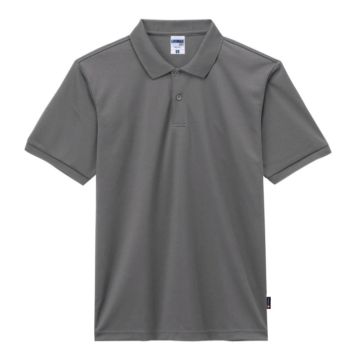[LIFEMAX] MS3120H ベーシックドライポロシャツ（ポリジン加工）