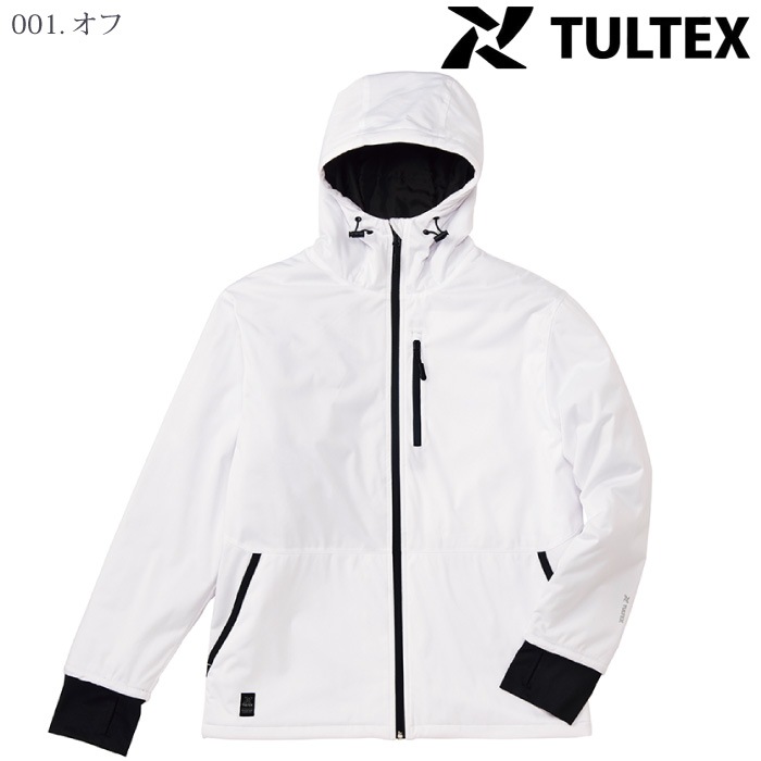 [TULTEX] 24522 防風ニット裏キルトパーカジャケット（メンズ）