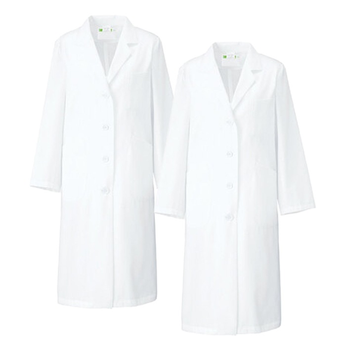 [KAZEN] 260 レディス診察衣S型長袖 2着セット
