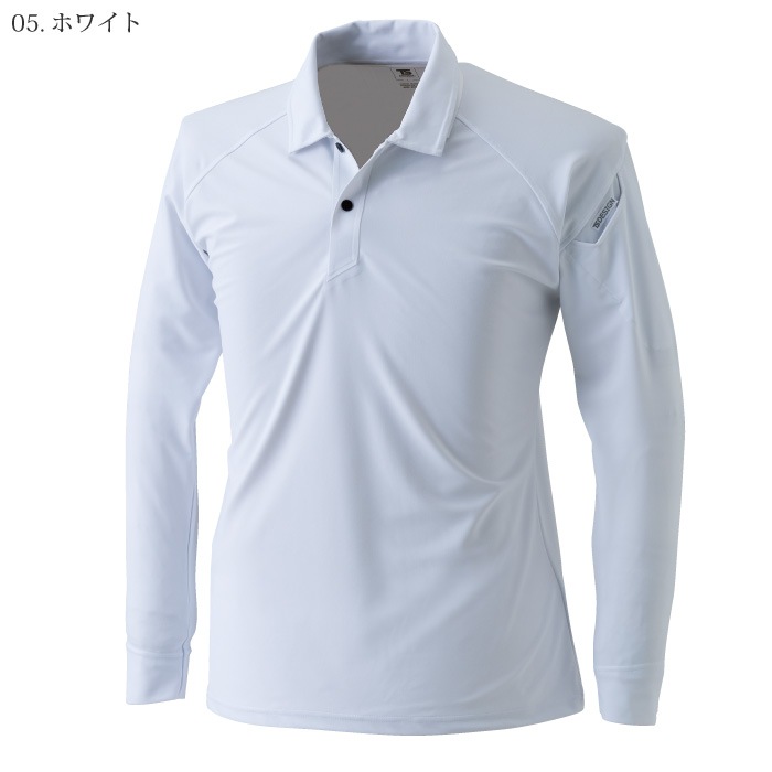 [TS Design] 8075 クールアイス長袖ポロシャツ