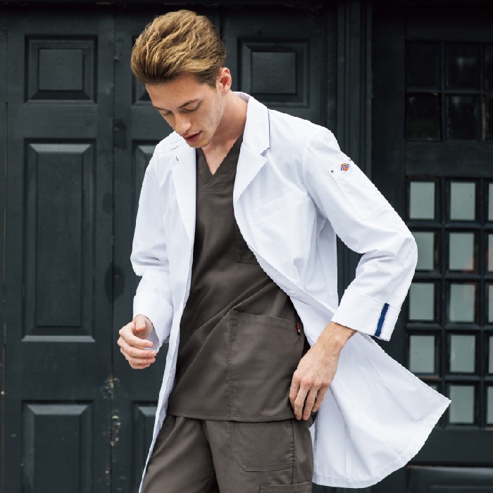 Folk 1538pp メンズシングルコート 医療白衣と介護ユニフォームの専門店ワークランド