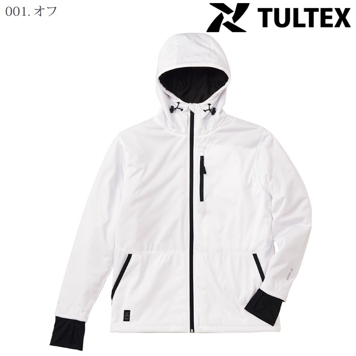 [TULTEX] 24591 防風ニット裏キルトパーカジャケット（レディース）