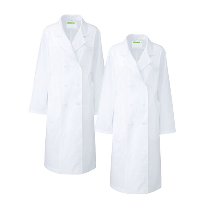 [KAZEN] 125 レディス診察衣W型長袖 2着セット
