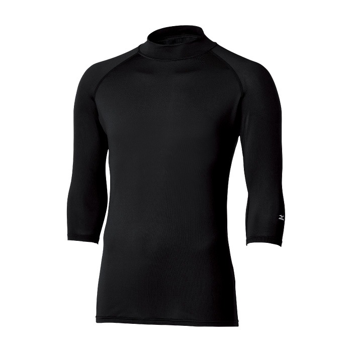 [ミズノ] MZ0305 ローネックアンダーウェア（七分袖）[男]