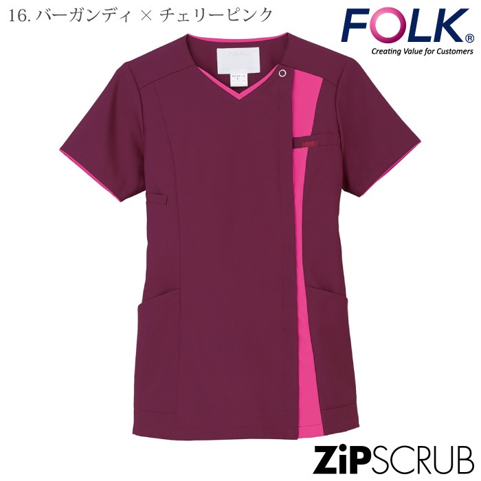 [FOLK] 7023SC レディスジップスクラブ