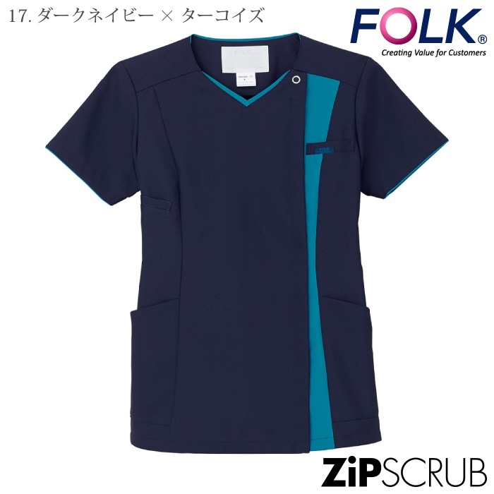 [FOLK] 7023SC レディスジップスクラブ