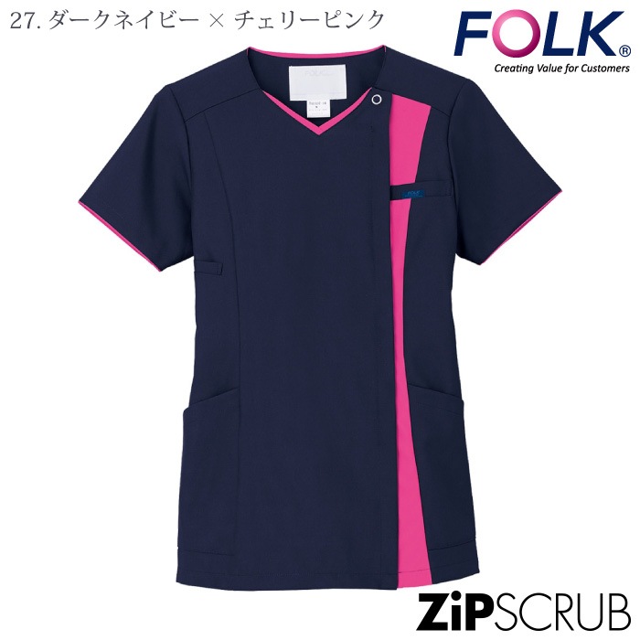 [FOLK] 7023SC レディスジップスクラブ