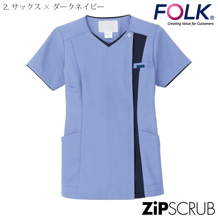 [FOLK] 7023SC レディスジップスクラブ
