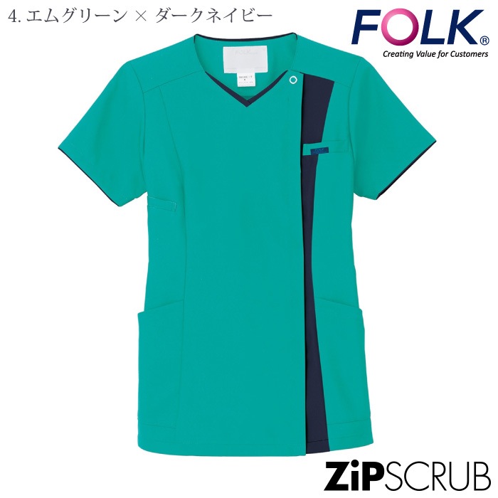 [FOLK] 7023SC レディスジップスクラブ