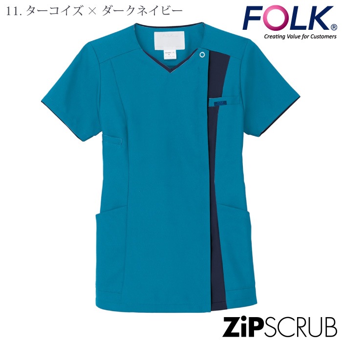[FOLK] 7023SC レディスジップスクラブ