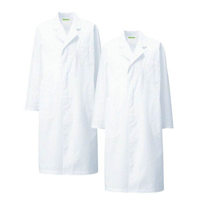 [KAZEN] 110-30 メンズ診察衣S型長袖 2着セット