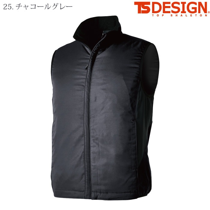 [TS Design] 6638 ES防風ストレッチライトウォームベスト