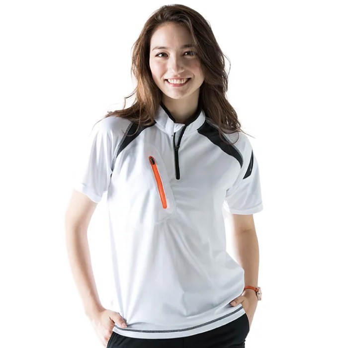 [TS Design] 5015 Flashショートスリーブハーフジップ