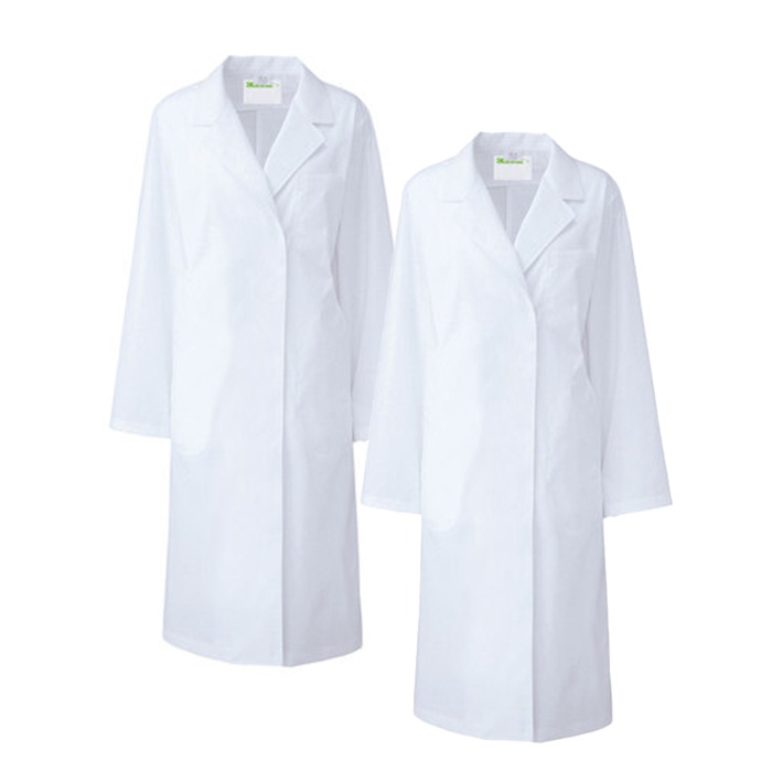 [KAZEN] 120-30 レディス診察衣S型長袖 2着セット