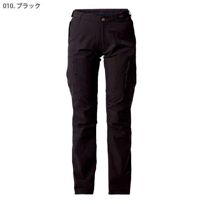 [pep] AZ-7895 ストレッチカーゴパンツ 腰部サポートベルト対応 ノータック（男女兼用）